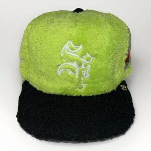 Dvniel Luu The City Bay Area Forever Snapback Hat NEW Green Fuzzy